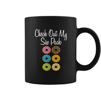 Check Out My Six Pack Funny Donut Ab Fake Muscle Coffee Mug | Favorety UK