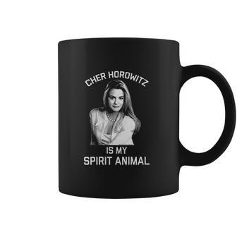 Cher Horowitz Black And White Grayscale Portrait Coffee Mug | Favorety CA