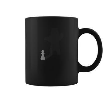 Chess Pawn Piece With Wild Bear Shadow Tee Gag Gift Coffee Mug | Favorety