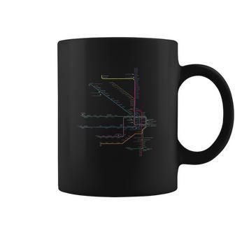 Chicago L Map Cta Elevated L Train Metro Transit Coffee Mug | Favorety AU