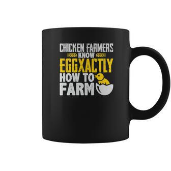 Chicken Farmers Know Eggaxtly How To Farm Coffee Mug | Favorety