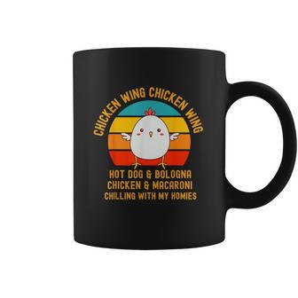 Chicken Wing Chicken Wing Song Lyric Hot Dog Bologna Retro Vintage Coffee Mug | Favorety AU