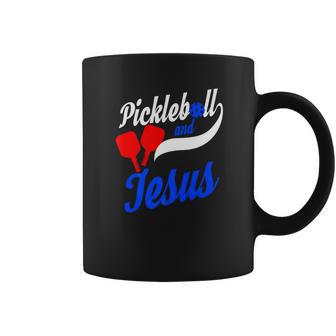 Christian Pickleball Jesus Funny Player Gift Dink Coffee Mug | Favorety DE