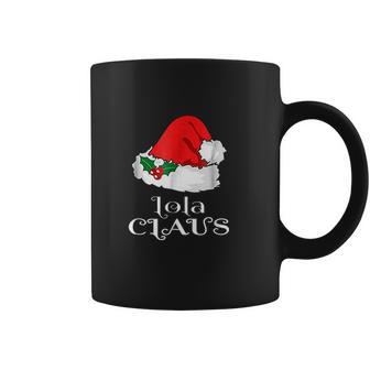 Christmas Lola Claus Matching Pinay Santa Hat Coffee Mug | Favorety AU