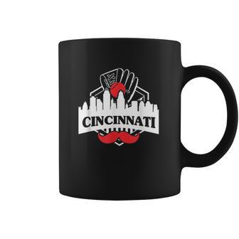 Cincinnati Red Mustache Coffee Mug | Favorety CA