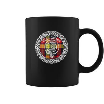 Clan Gibson Surname Last Name Scottish Tartan Crest Coffee Mug | Favorety AU