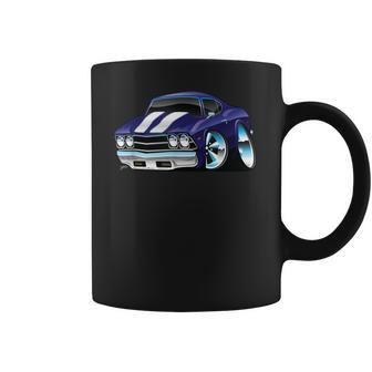 Classic Sixties Muscle Car Funny Hot Rod Cartoon Coffee Mug | Favorety AU