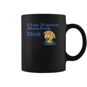 Clay Pigeon Shooting Chick Coffee Mug | Favorety AU