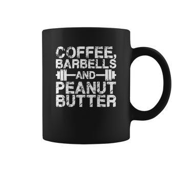 Coffee Barbells And Peanut Butter T-Shirt_1 Coffee Mug | Favorety DE