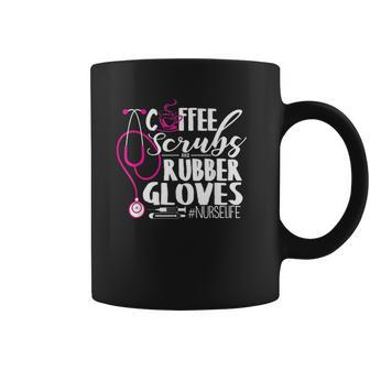 Coffee And Rubber Gloves Nurselife Night Shift Gift Coffee Mug | Favorety CA