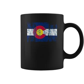 Colorado Flag Vintage Retro Style Coffee Mug | Favorety AU