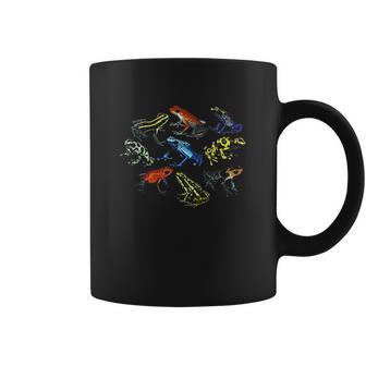 Colorful Collection Of Poison Dart Frogs Beautiful Nature Coffee Mug | Favorety