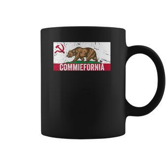 Commiefornia Funny Anti Marxist Communist California Flag Coffee Mug | Favorety CA