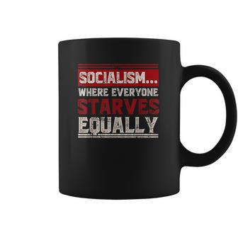 Communist Libertarian Capitalist Socialism Coffee Mug | Favorety CA