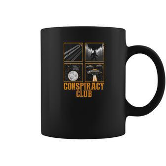 Conspiracy Club Bigfoot Ufo Aliens Moon Landing Coffee Mug | Favorety DE