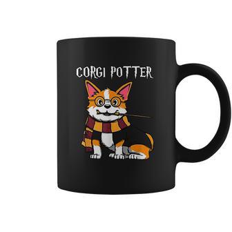 Corgi Potter Gift For Corgi Lovers Funny Pawter Dog Coffee Mug | Favorety