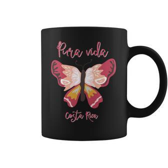 Costa Rica Butterfly Pura Vida Souvenir Coffee Mug | Favorety