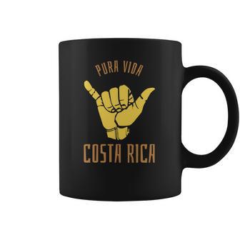 Costa Rica Pura Vida Shaka Surf Coffee Mug | Favorety DE