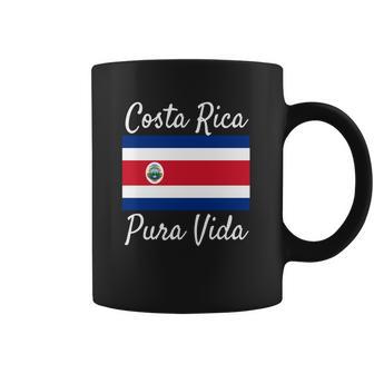 Costa Rica Pura Vida T-Shirt Beautiful National Flag Tee Coffee Mug | Favorety AU