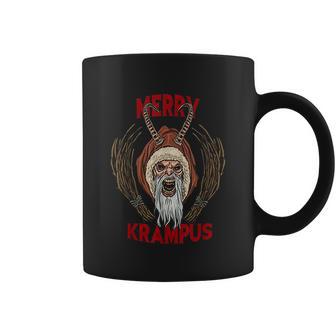 Creepy Merry Krampus Germanic Christmas Demon Horror Gift Coffee Mug | Favorety AU