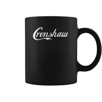 Crenshaw Simple White Text Design Coffee Mug | Favorety DE