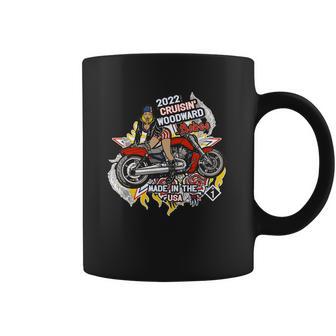 Cruising Woodward Motorcycle Babe 2022 M1 Coffee Mug | Favorety AU