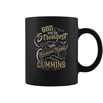 Cummins Shirt God Made The Strongest And Named Them Cummins - Cummins T Shirt Cummins Hoodie Cummins Family Cummins Tee Cummins Name Cummins Bestseller Coffee Mug | Favorety