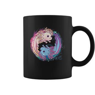 Cute Axolotl Yin Yang Plush Pets Girls Kid Official Teenager Coffee Mug | Favorety UK