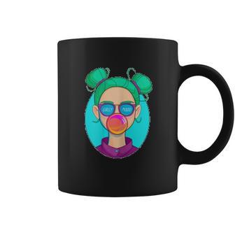 Cute Fun Girly Mood Popping Bubble Gum Coffee Mug | Favorety AU