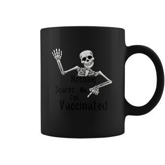 Cute Halloween Funny Halloween Day Halloween Skeleton Fully Vaccinated Hal Coffee Mug | Favorety UK