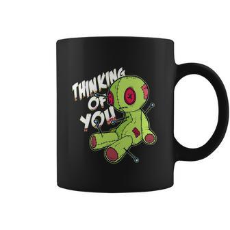 Cute Halloween Funny Halloween Day Thinking Of You Voodoo Graphic Design Printed Casual Daily Basic Coffee Mug | Favorety AU