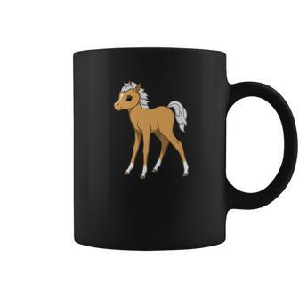 Cute Palomino Foal Horse Coffee Mug | Favorety