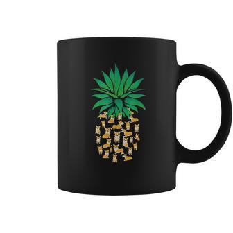 Cute Pembroke Welsh Corgi Dogs Pineapple Men Women Coffee Mug | Favorety UK