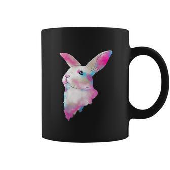 Cute Space Rainbow Gaussian Blur Rabbit Galactic Bunny Coffee Mug | Favorety