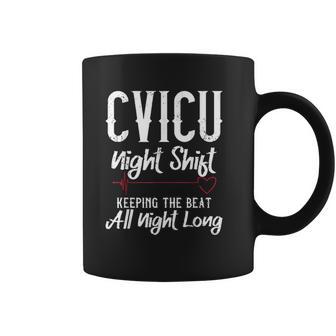 Cvicu Night Shift Nurse Keeping The Beat Coffee Mug | Favorety UK