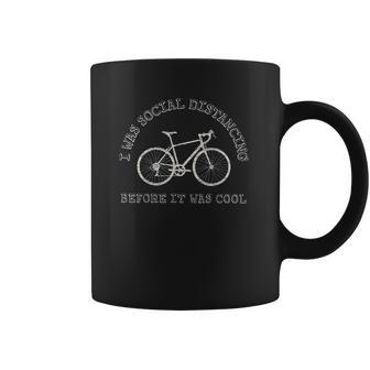 Cycling Gift Bike Riding Bicycle Social Distancing Funny Coffee Mug | Favorety CA