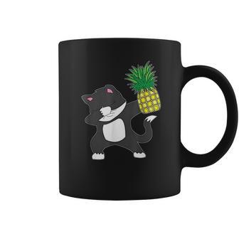 Dabbing Kitty Cat Pineapple Aloha Beach Hawaiian Dance Coffee Mug | Favorety