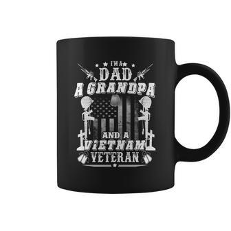 Im A Dad A Grandpa And Vietnam Veteran Graphic Design Printed Casual Daily Basic Coffee Mug | Favorety