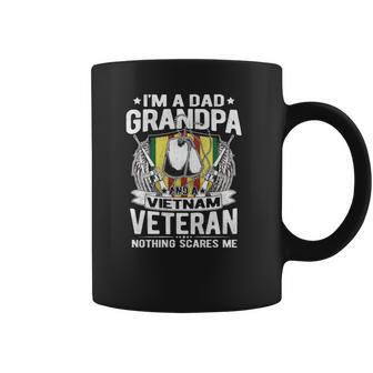 A Dad Grandpa And Vietnam Veteran Proud Retired Soldier Gift Coffee Mug | Favorety AU