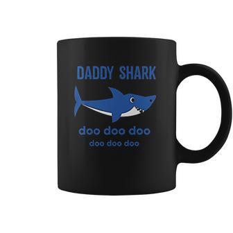 Daddy Shark And Baby Shark Dad Birthday Gifts Coffee Mug | Favorety DE