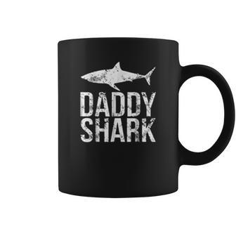 Daddy Shark Black Best Christmas Gifts For Dad Coffee Mug | Favorety DE