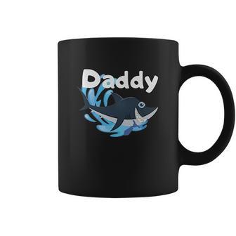 Daddy Shark Cartoon Gift Dad Birthday Gifts Coffee Mug | Favorety DE