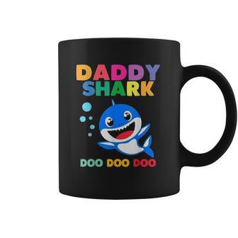 Daddy Shark Cute Fathers Gift Dad Birthday Gifts Coffee Mug | Favorety CA