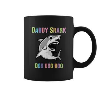 Daddy Shark Doo Doo For Fathers Day Him Dad Grandpa Coffee Mug | Favorety AU