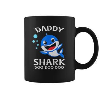 Daddy Shark Doo Doo Funny Fathers Day Gift Coffee Mug | Favorety