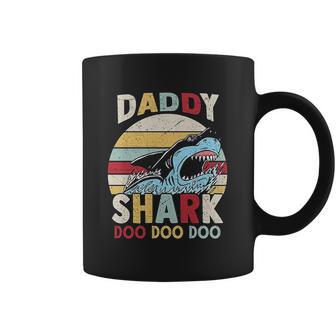 Daddy Shark Family Time Dad Birthday Gifts Coffee Mug | Favorety AU