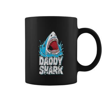 Daddy Shark Fathers Day Gifts Family Matching Dad Coffee Mug | Favorety AU