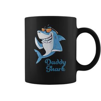 Daddy Shark Gift Fathers Day Coffee Mug | Favorety