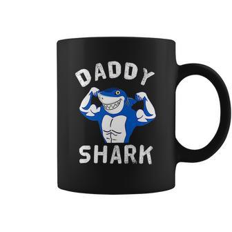 Daddy Shark Gym Lover Dad Birthday Gifts Coffee Mug | Favorety CA