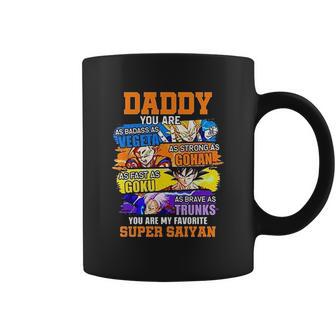 Daddy You Are As As Vegeta As Strong As Gohan Dad Super Saiyan Coffee Mug | Favorety UK